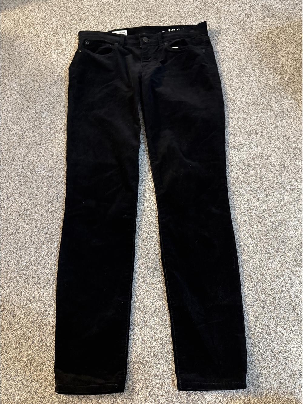 Gap 1969 Black Corduroy Pants Size 27 Waist